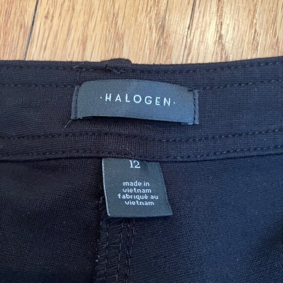 Halogen 5 pocket ponte flare pants size 12 in Black - Picture 5 of 10